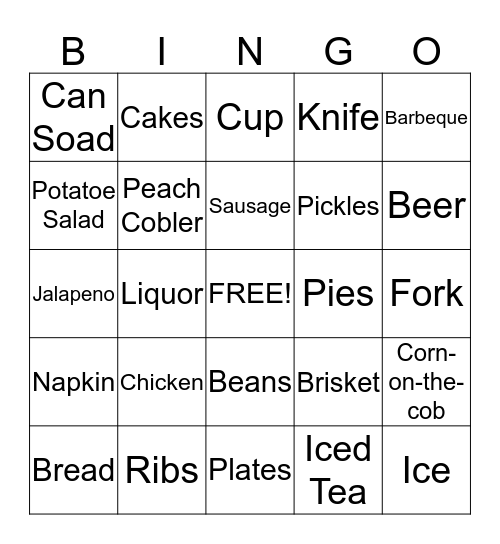 FRANKLIN'S FAMILY REUNION Bingo Card