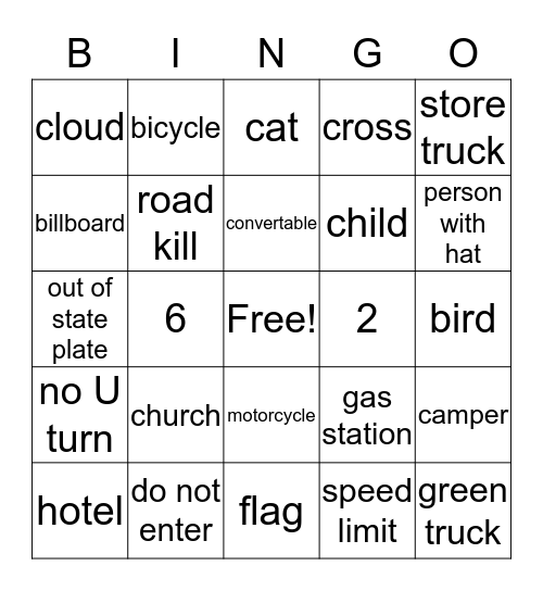 LINNO Bingo Card
