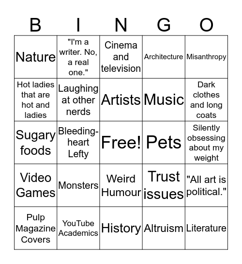 ROBERT I-BINGO Card