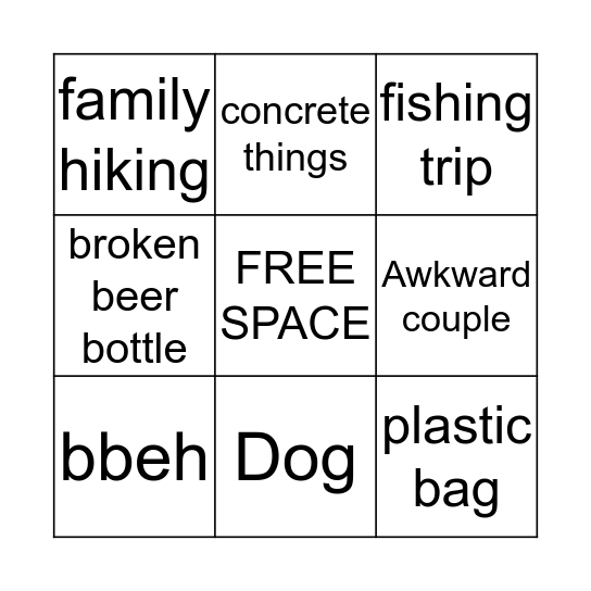 Indian Mounds Bingo Card