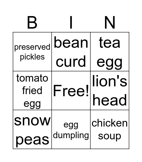 100th Bingo Card