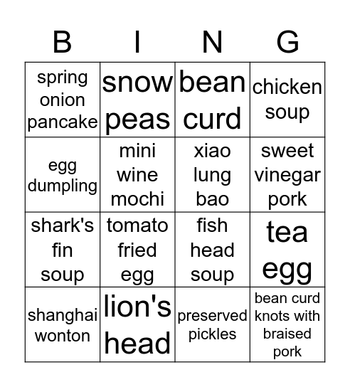 100th Bingo Card