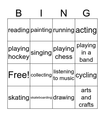 Do you know Bingo Card