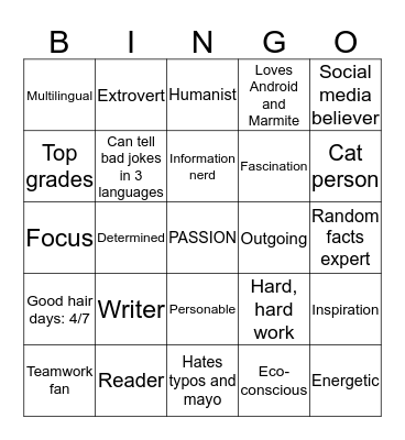 HIRING BINGO Card