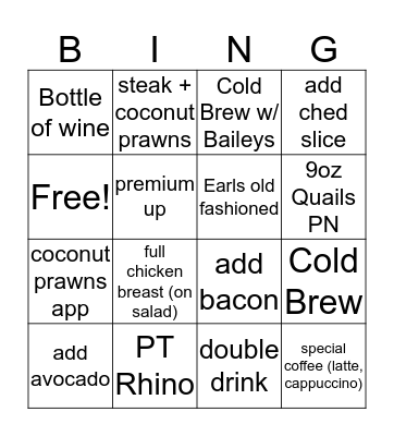 Enhacement Bing Bingo Card