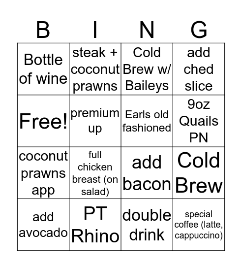 Enhacement Bing Bingo Card