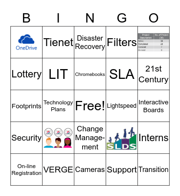 Information Technology 2017 Kick-off  Bingo Card
