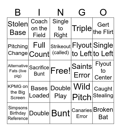 Summer+Baseball+KPMG+Bingo Card