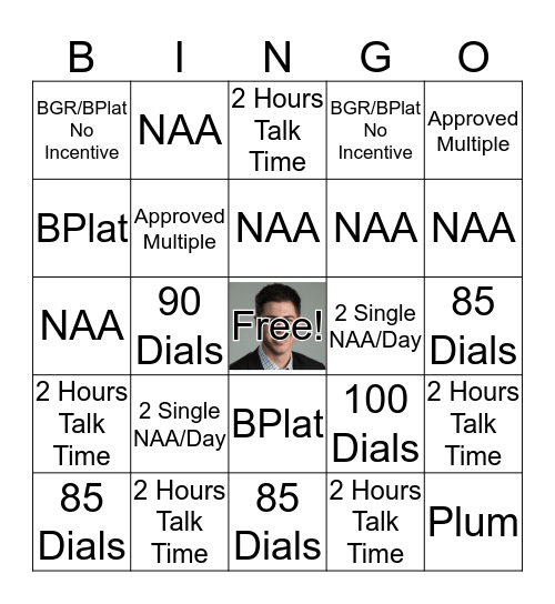 Meighan BINGO Card