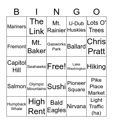 FRP Bingo Extravaganza Bingo Card