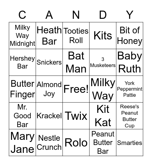 THE COUNTRY STORE Bingo Card