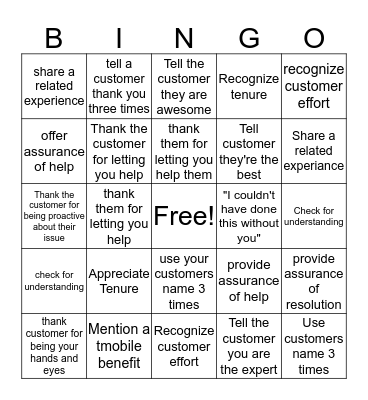 UP BEHAVIOR BINGO  Bingo Card