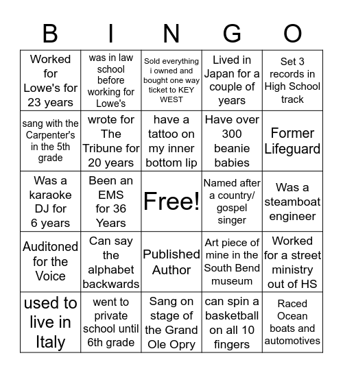 how well do you know your co-workers?? Bingo Card