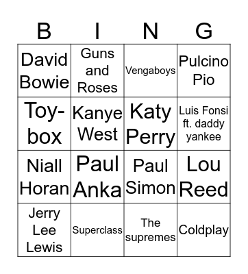 Blok 3 Bingo Card