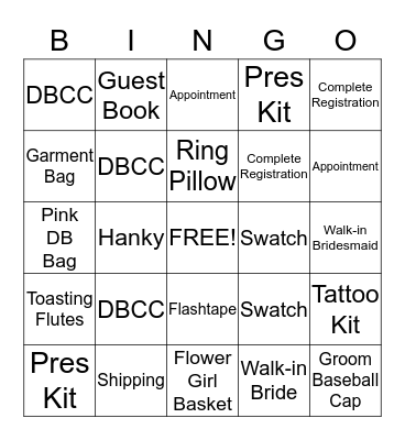 CSR Bingo Card