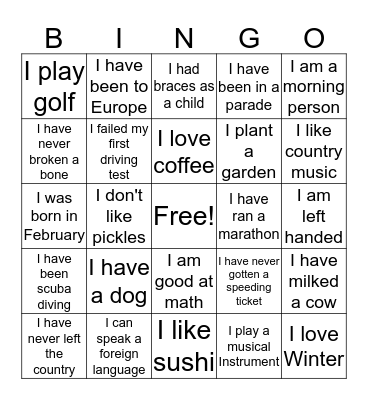 Care Coordinator BINGO! Bingo Card