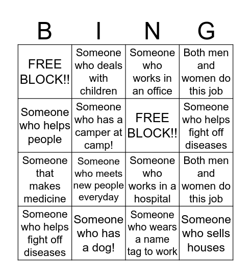 Professional Bingo C1 Bingo Card