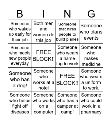 Professional Bingo C2 Bingo Card