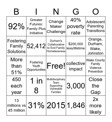 A Company That Cares Bingo Card
