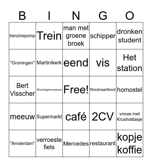 Marloes' vrijgezellenfeest Bingo Card