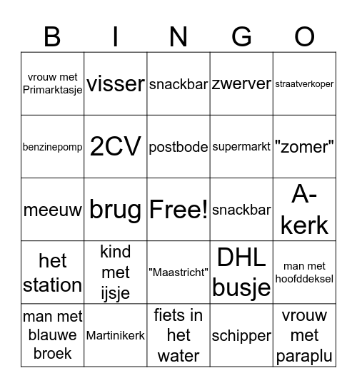 Marloes' vrijgezellenfeest Bingo Card