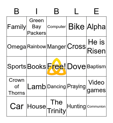 Bible Bingo Card