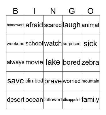 Advanced Scholars 3D Bingo Card