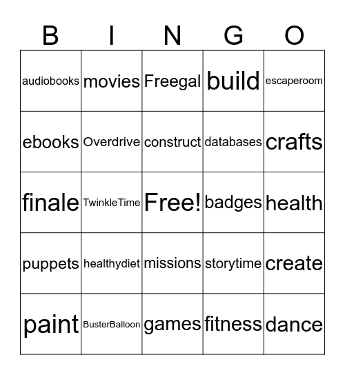 2017 SRP Build a Better World Bingo Card
