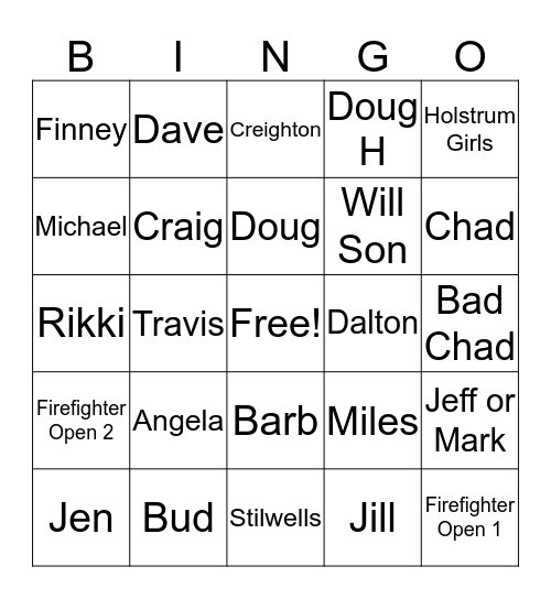 Bonk Bingo Card