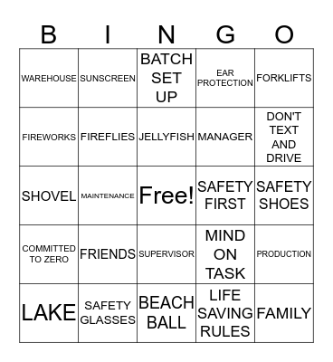 100 DAYS OF SUMMER Bingo Card