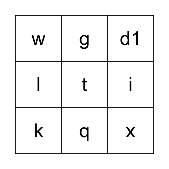 Weusthag disco bingo Card