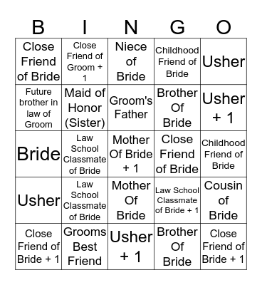 Love Bingo Card