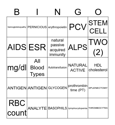 MOD E: THEORY Bingo Card
