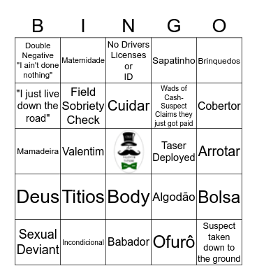 Bingo do Valentim Tatsumi Bingo Card