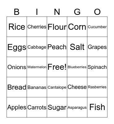 Bible verse Bingo Card