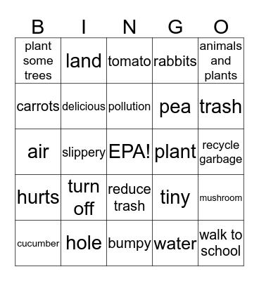 Rabbit Hole Bingo Card
