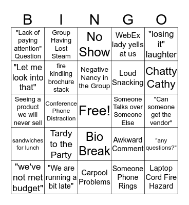 Bi-Monthly Bingo Card