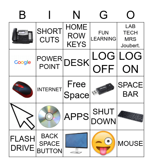 COMPUTER Bingo Card