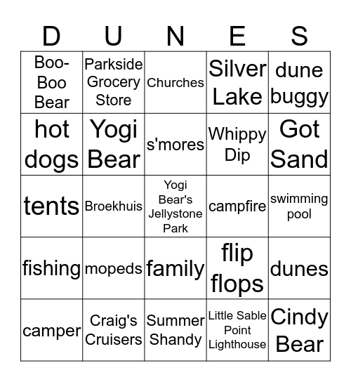 BROEKHUIS BIRTHDAY BASH Bingo Card