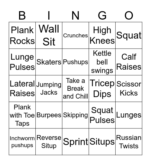 WINNER GETS THIS SESSION FOR FREE Bingo Card