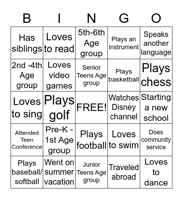 That's My Baby! Bingo Card