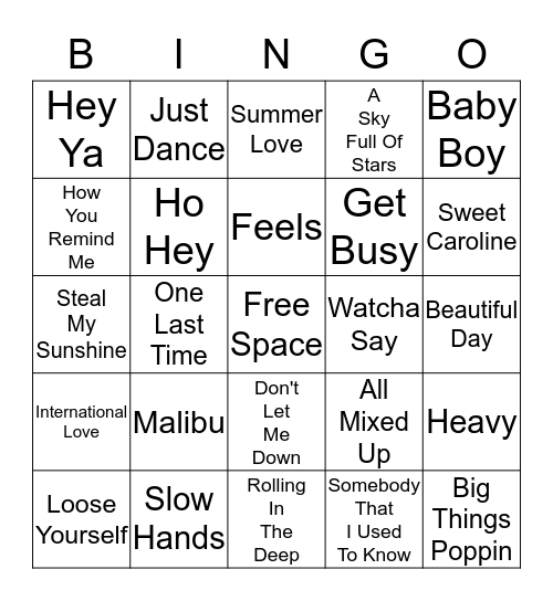 All Mixed Up Card 13 Bingo Card