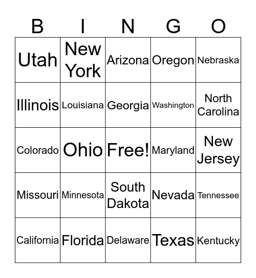 Telemarker Calls Bingo Card