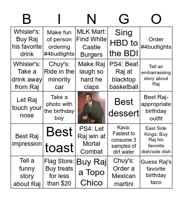 BDI Birthday Bingo Card
