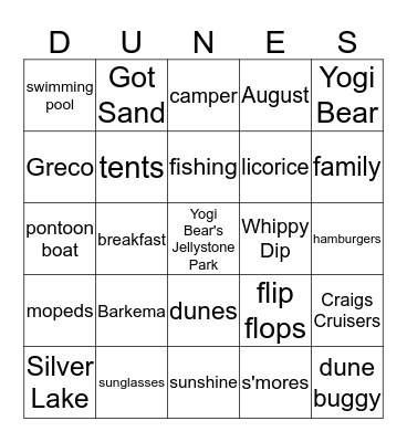 BROEKHUIS BIRTHDAY BASH Bingo Card