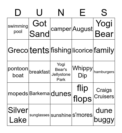 BROEKHUIS BIRTHDAY BASH Bingo Card