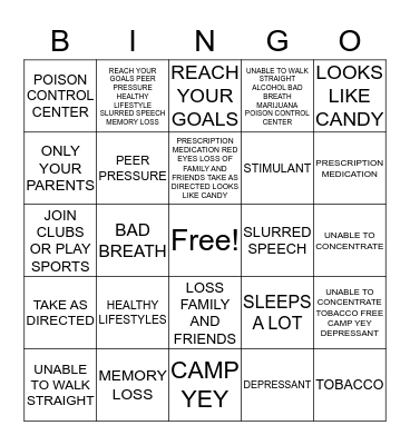 ATOD BINGO Card