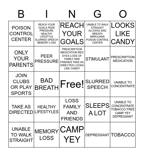 ATOD BINGO Card