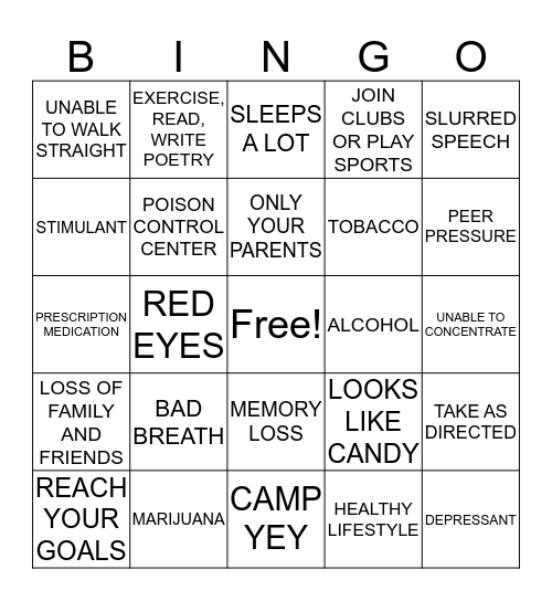 ATOD BINGO Card