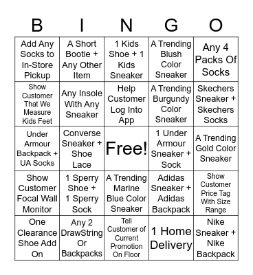 Famousize Her/Her Help Discover Something New Bingo Card